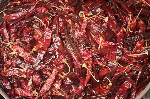 Dried whole chili