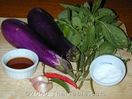 Basil Eggplant step 1