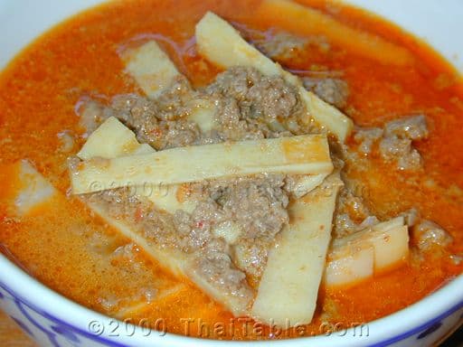 Beef and Bamboo Shoot Curry