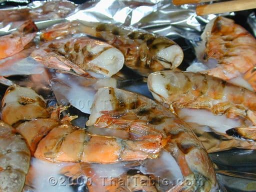 Blanched Magosa with Grilled Shrimp step 2