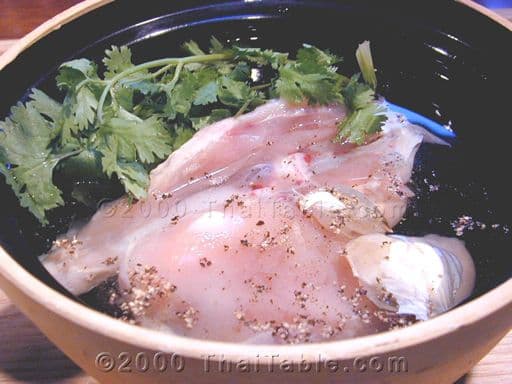 Chicken on Rice with Hot Yellow Bean Sauce step 2