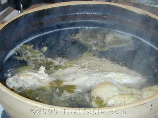 Chicken on Rice with Hot Yellow Bean Sauce step 3