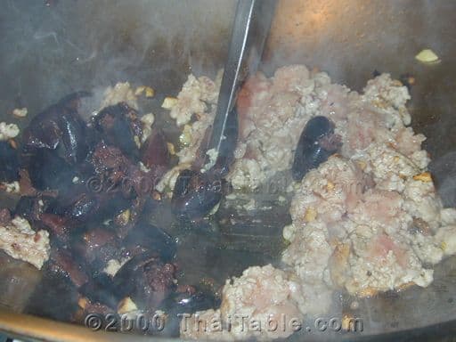 Chinese Olive Fried Rice step 3