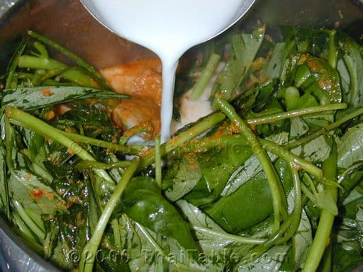 Chinese Water Spinach Curry step 5