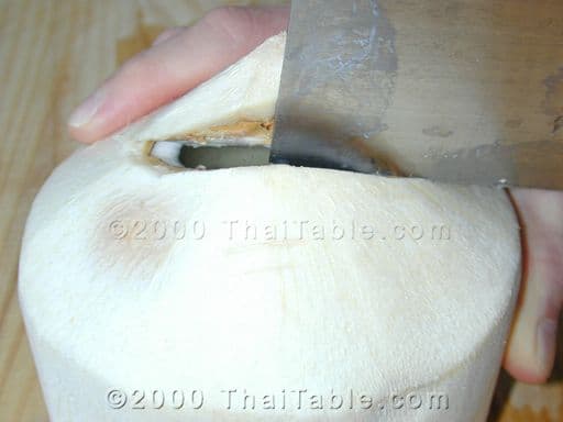 Coconut Juice step 1