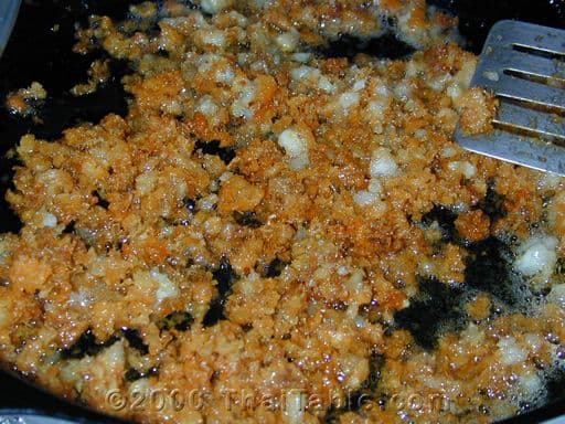 Crispy Catfish Green Mango Salad step 2