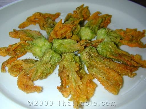 Crunchy Squash Blossoms