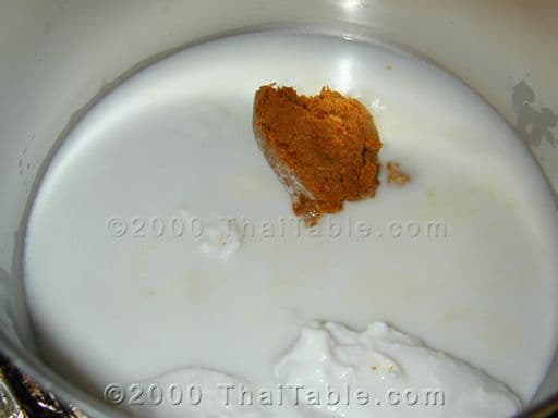 Curried Noodles step 2