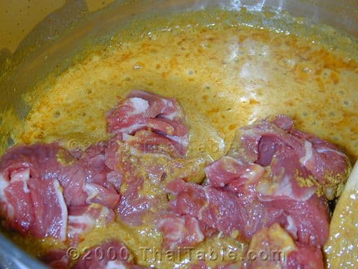 Curried Noodles step 3