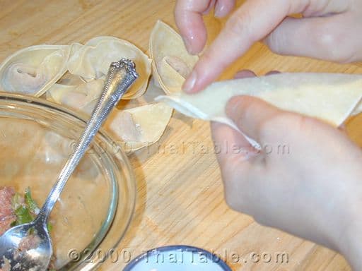 Fried Wontons step 5