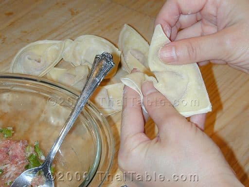 Fried Wontons step 6
