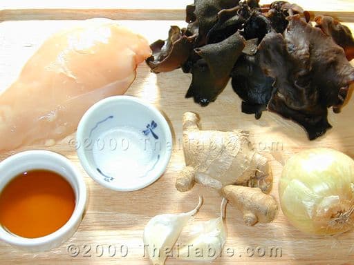 Ginger and Chicken Stir Fry step 1