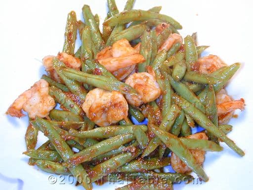 Green Beans and Shrimp