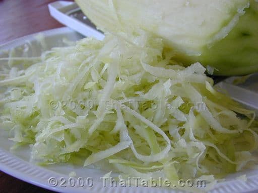 Green Papaya Salad step 1