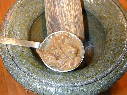 Hot Yellow Bean Sauce step 1