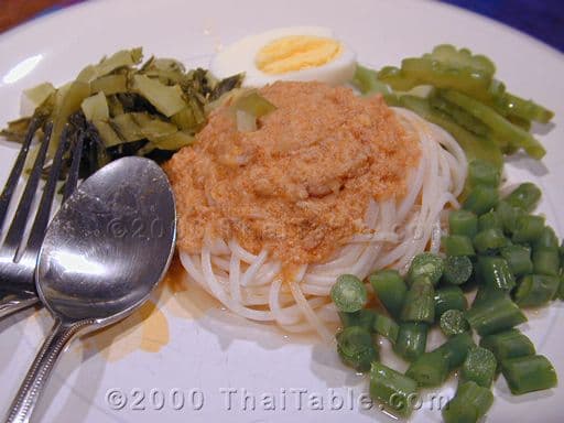 Noodles with Fish Curry Sauce