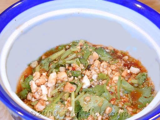 Peanut Dipping Sauce for Fried Tofu