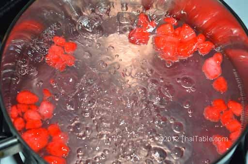 Rubies in Coconut Milk step 8