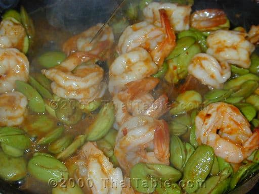 Stinky Beans and Shrimp step 5