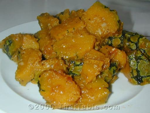 Stir fried Pumpkin