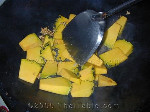 Stir fried Pumpkin step 4