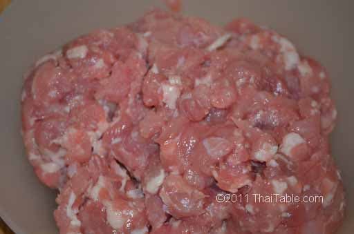 ground pork