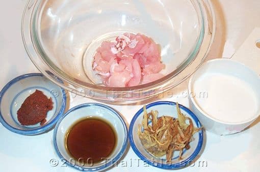 Steamed Curried Fish step 1