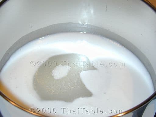 Sticky Rice Balls in Coconut Milk step 6